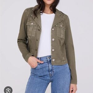 Suzy Shier Cotton Jacket, Sizes Large and Extra Large